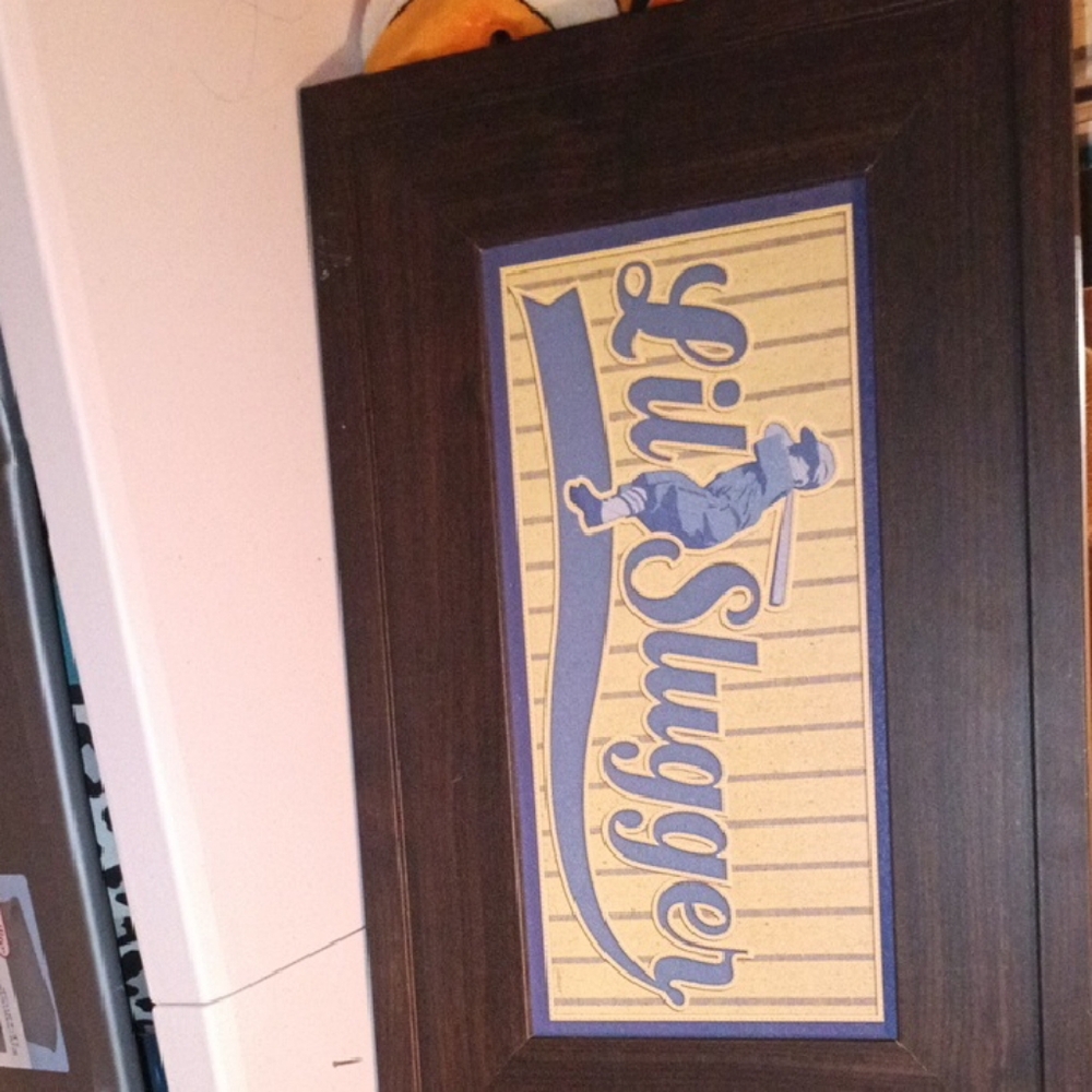 'Lil Slugger' Wall Decor PERFECT FOR A BOYS ROOM